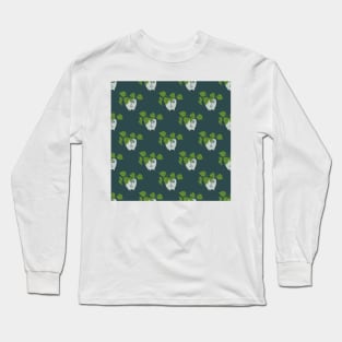 Houseplant pattern Long Sleeve T-Shirt